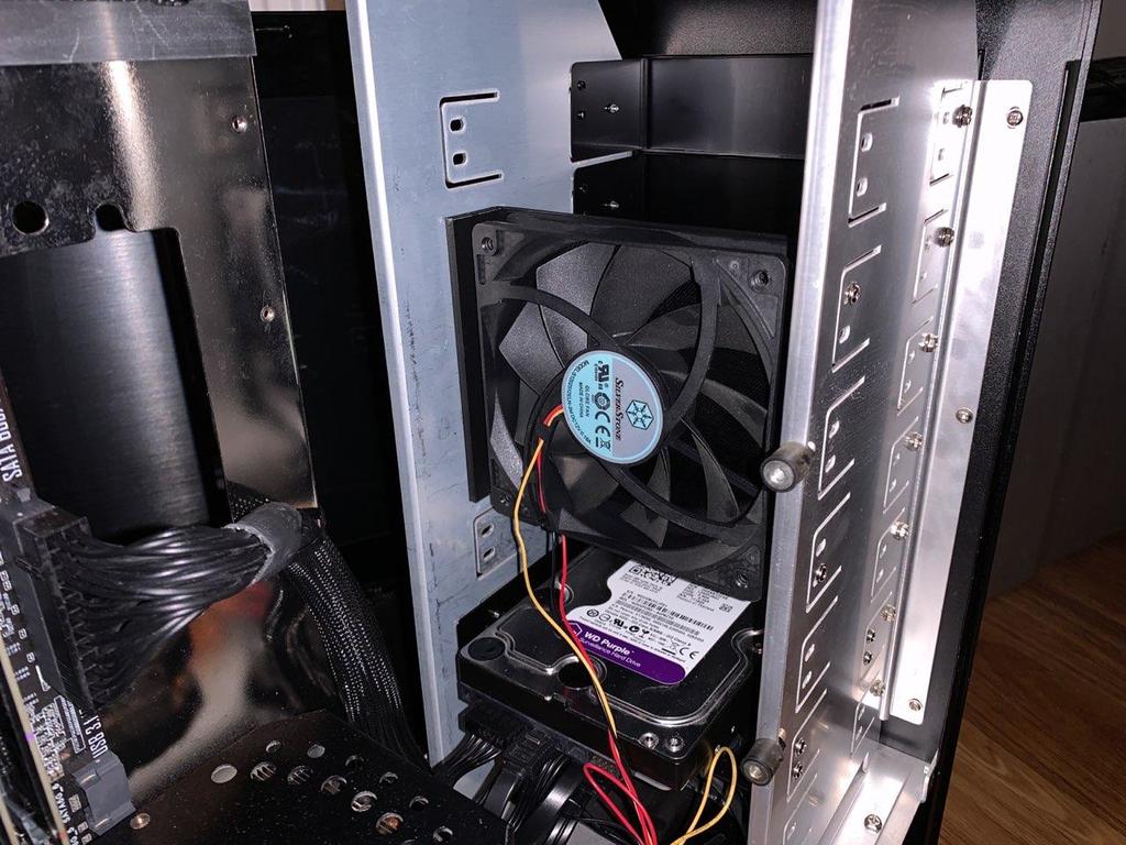 120mm 5.25 tommer drevbåse blæsermontering