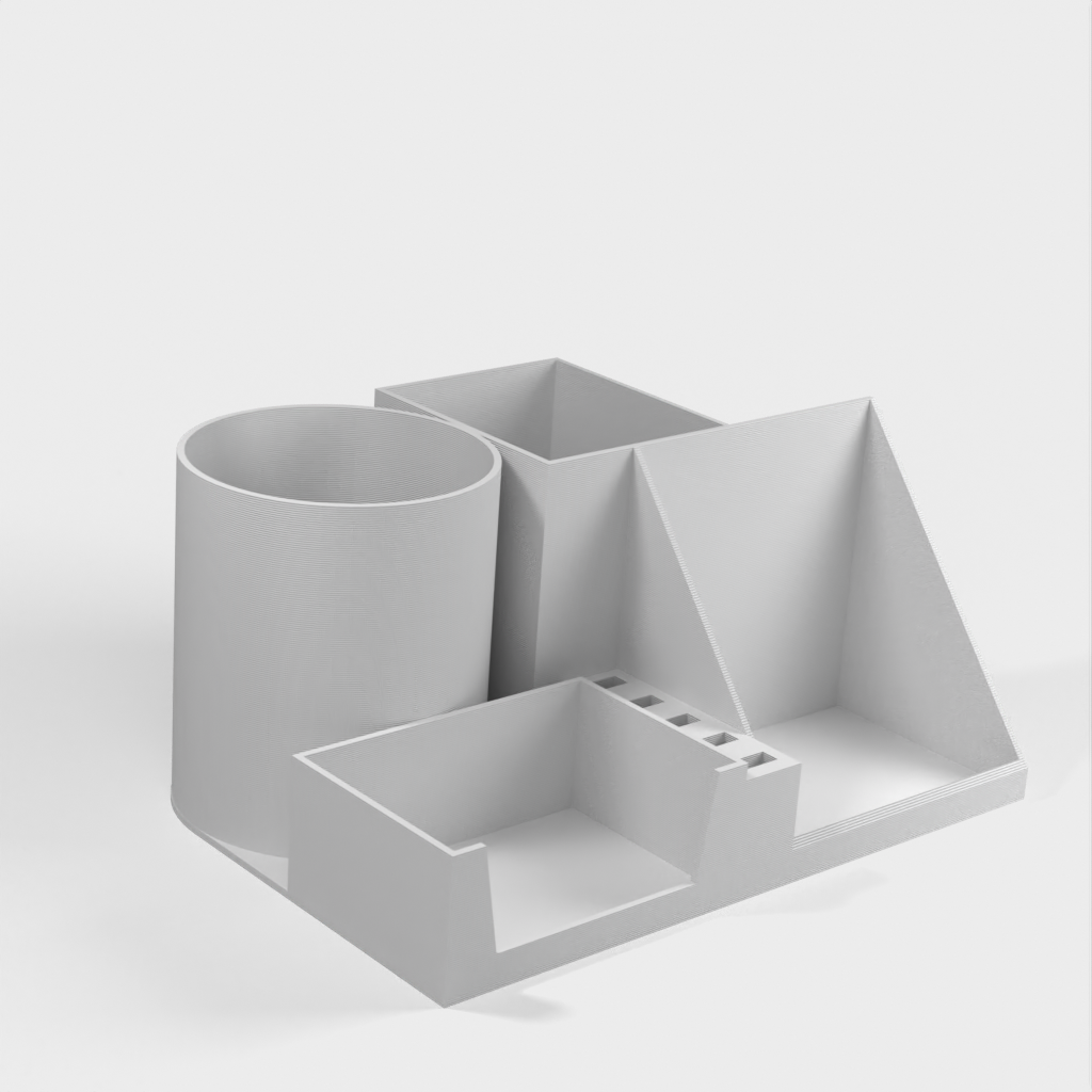3D-gedruckter Schreibtisch-Organizer