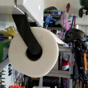 Verlängerter Papierhandtuchhalter für Schrankregale – 16-mm-Klemme