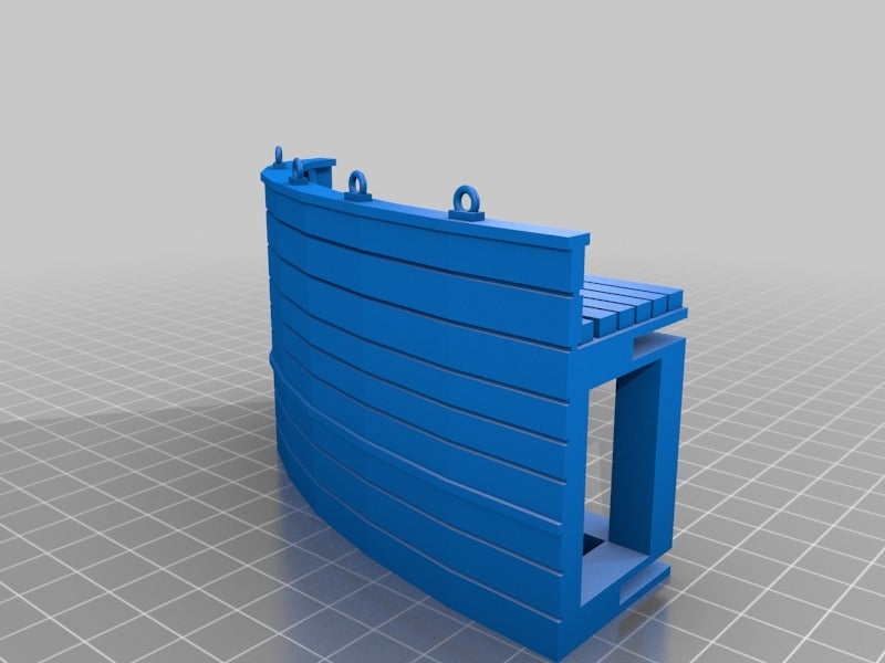 28 mm Miniatur-Erhöhungsdecks für Segelschiffe: Erweiterungsset Teil 2