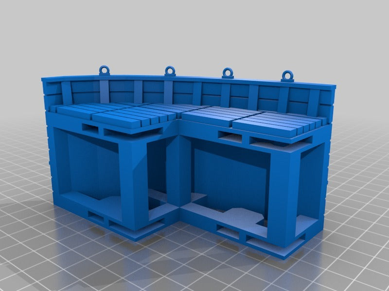 28 mm Miniatur-Erhöhungsdecks für Segelschiffe: Erweiterungsset Teil 2