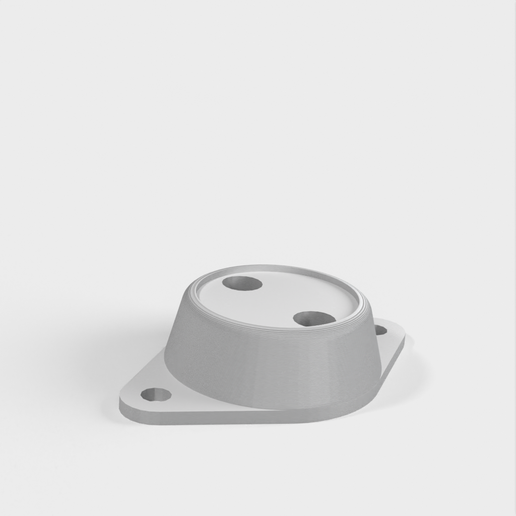 Stilvoller Montagesockel für IKEA Jansjo LED-Schwanenhalsleuchte
