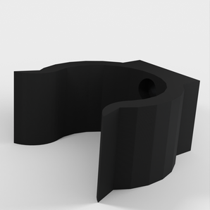 Wandhalterung für Staubsaugerrohr - 35 mm