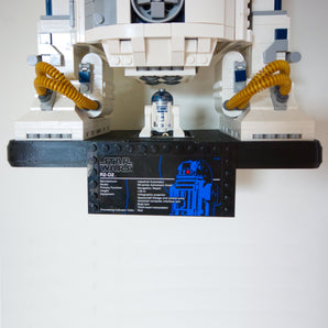 Wandhalterung für LEGO R2-D2 75308 und 10225