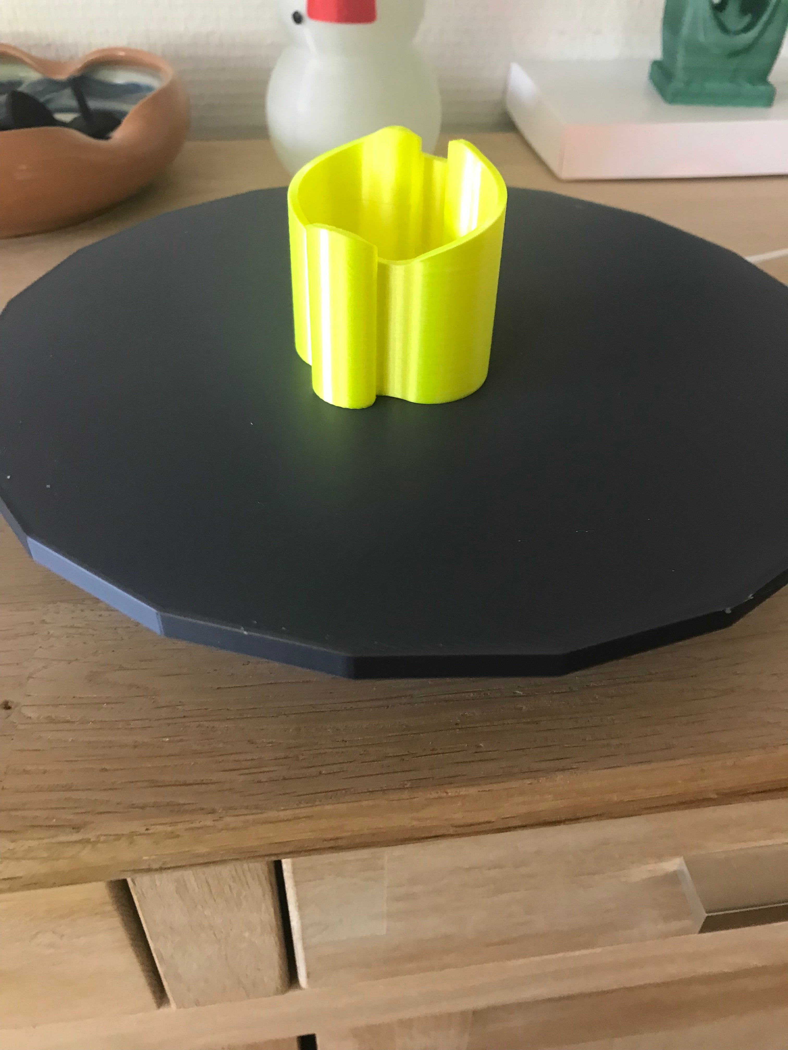3D-Printbar Roterende Plade til Display Stands