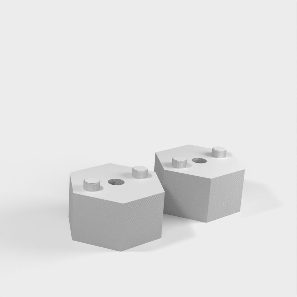 Schrankgriff mit verschiedenen Einsteckarten für 3D-Druckerschrank