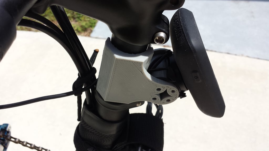 Vertikale Fahrradhalterung für GPS und Licht