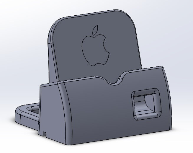Ladestation für iPhone6 ​​und 6 Plus mit Lautsprecherhorn und einstellbarer Kabelführung