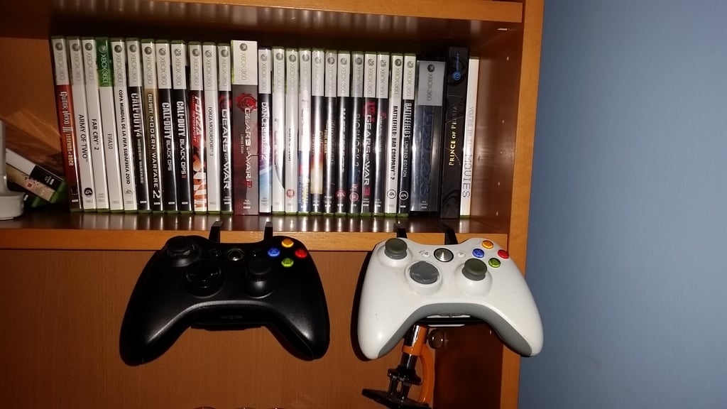 Xbox360/Xbox One/Steam Controller-Halterung für BILLY Bookshelf und JERKER Desk