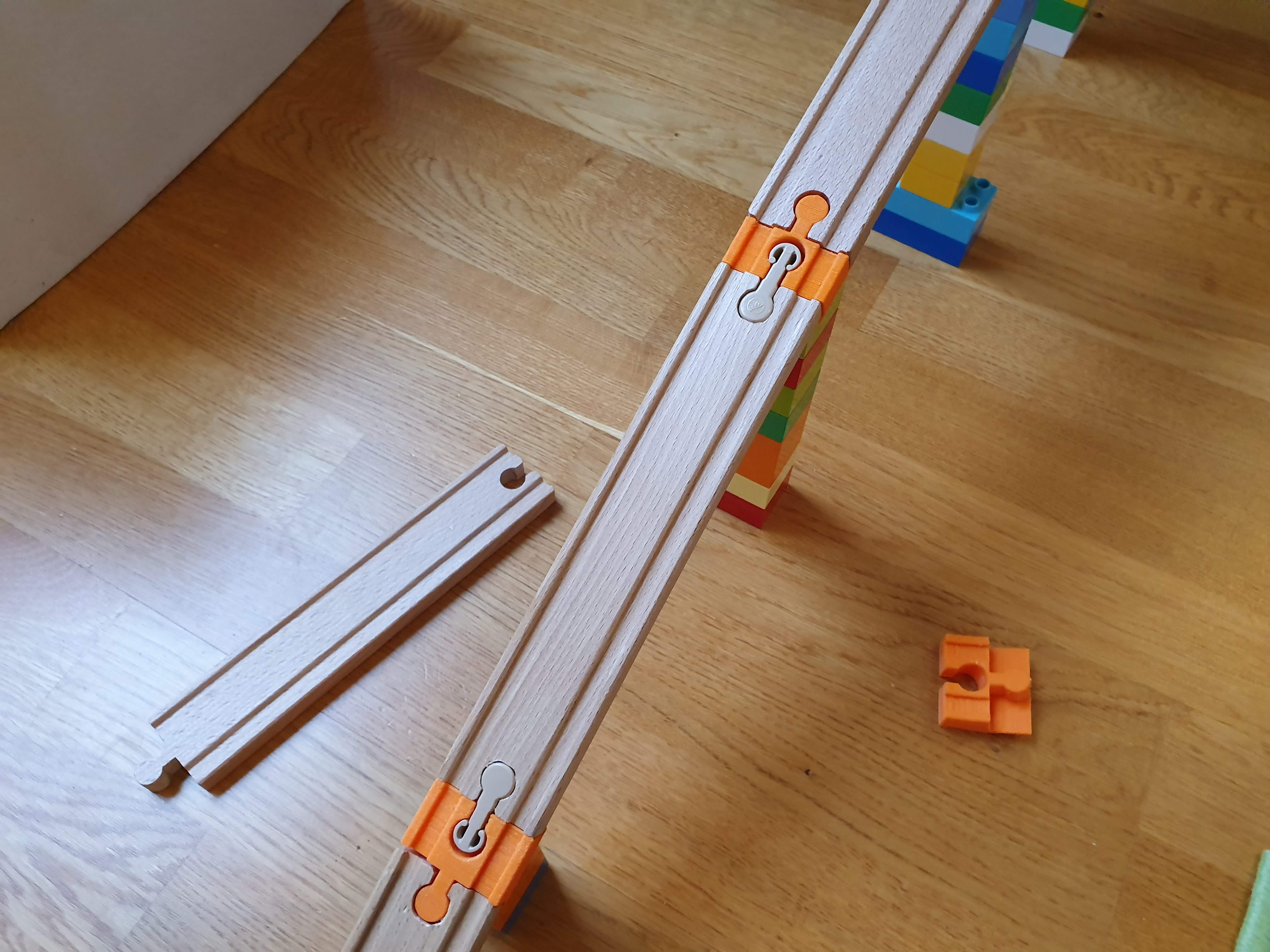 Holzadapter für Duplo (Brio, IKEA...)