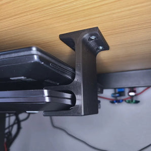 3-teiliger Verlängerter Doppel-Laptop-Halter für Unterschreibtisch (3 Stück)