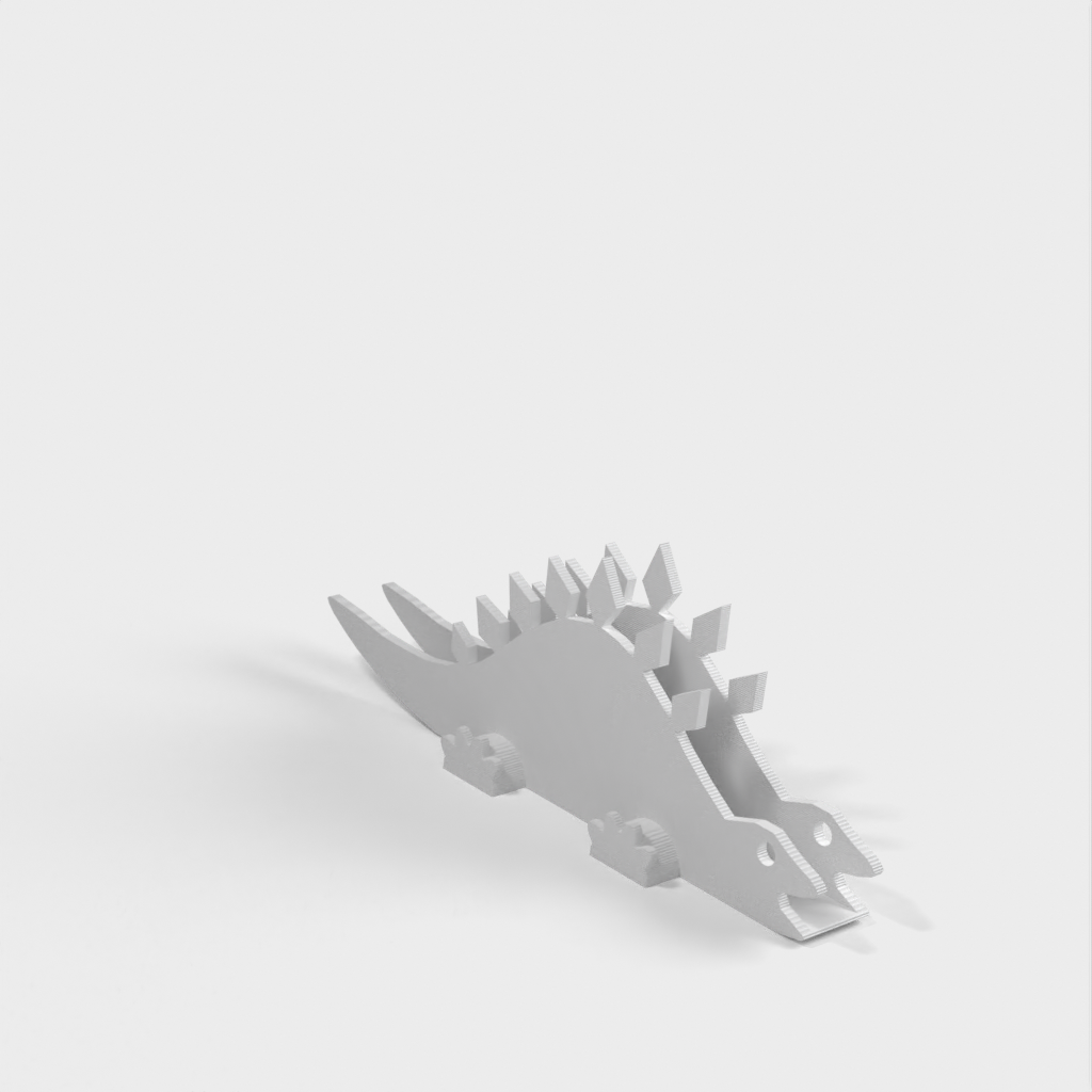 Anpassbarer Stegosaurus-Serviettenhalter