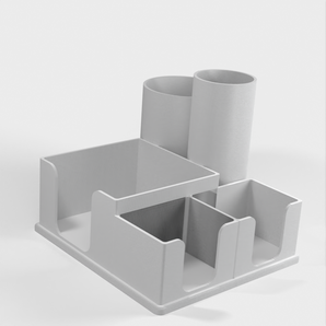 Schreibtisch-Organizer zum Aufbewahren von Post-It-Notizen und Stiften