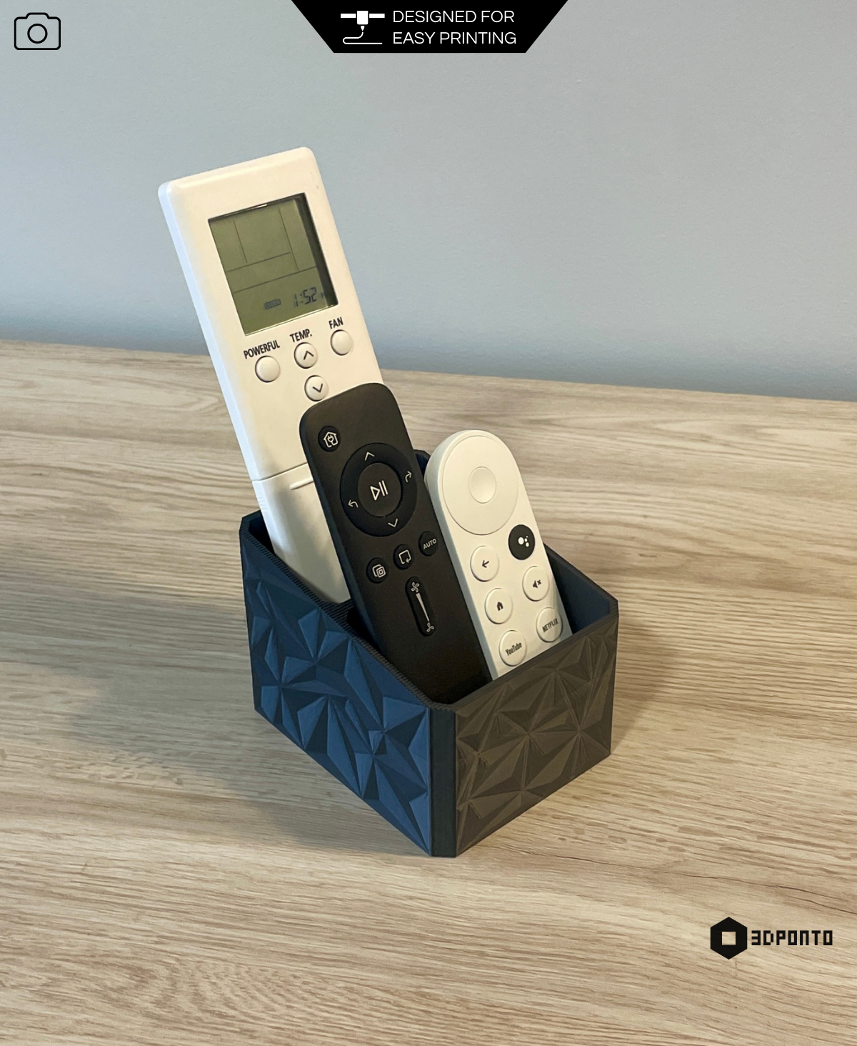 Stilvoller und funktionaler Fernbedienungs-Organizer