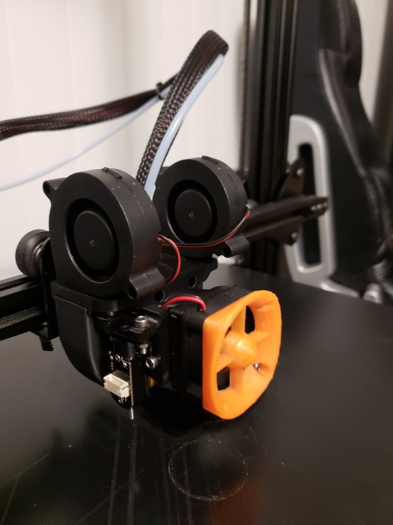 Geeetech A10/A30 E3D_V6 &amp; Stock Hotend-Montagelösung
