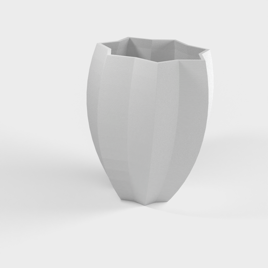 Anpassbare sternförmige Schüssel, Tasse oder Vase