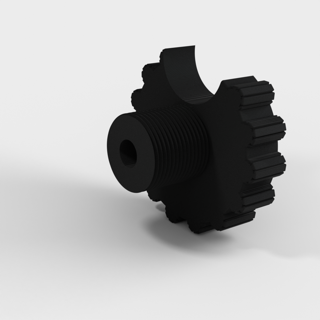 16-mm-Mikrofonhalterung für 6-mm-Ständer für dynamisches Pyle-Mikrofon und Logitech-Webcams