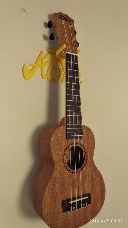 Ukulele Vægophæng i Hawaiiansk Stil - Aloha, Maui & Te Fiti Designs