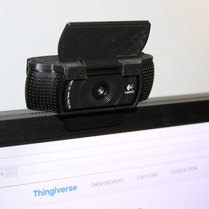 Sichtschutzabdeckung mit Klappklappe für Logitech C920 Webcam