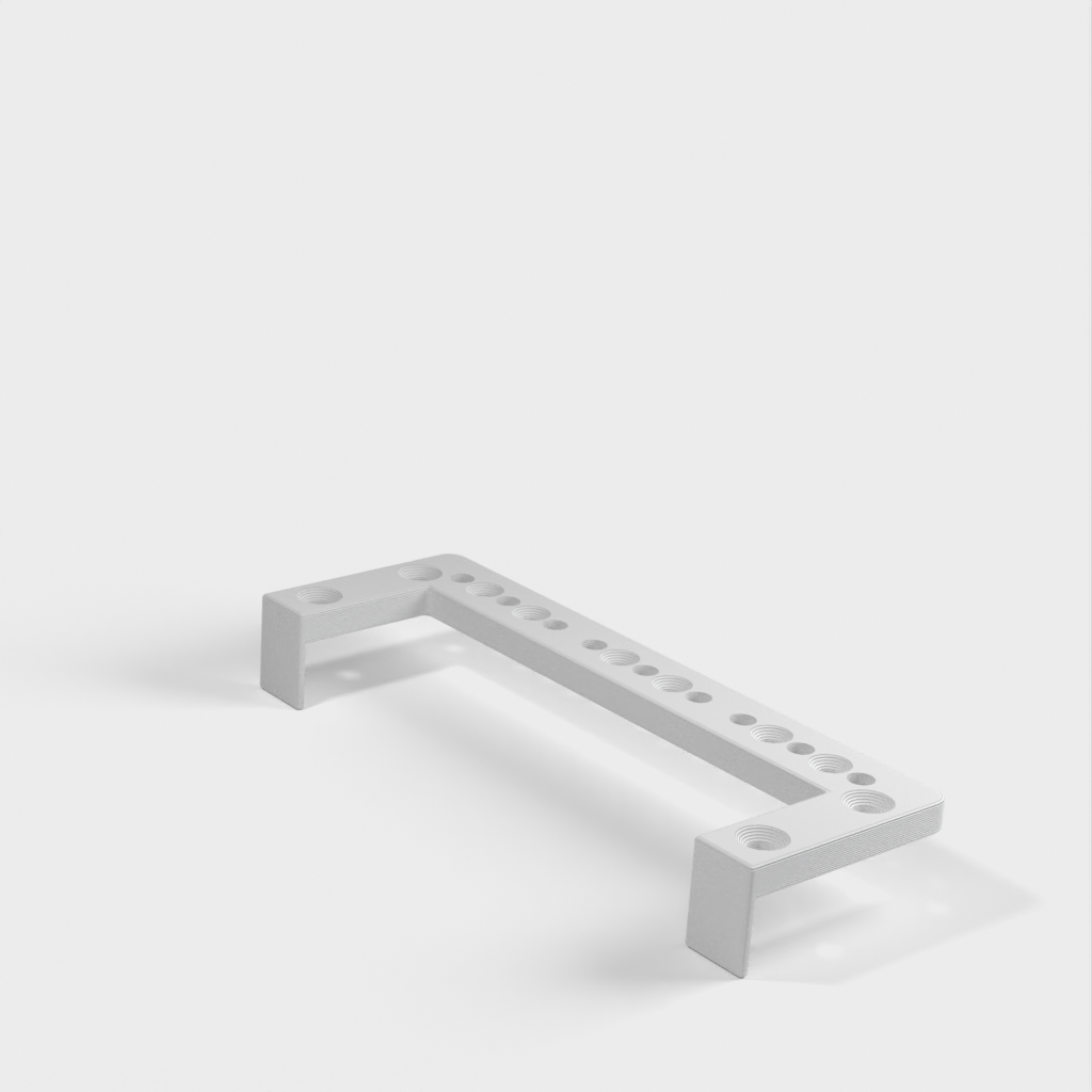 Ikea Lack 3U Rack-Schiene