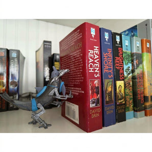 Neo-Delfin Buchstütze zur Organisation von Büchern