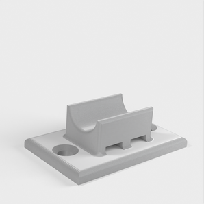 Minimalistischer Kabel-Organizer mit Kabelbinder für den Schreibtisch