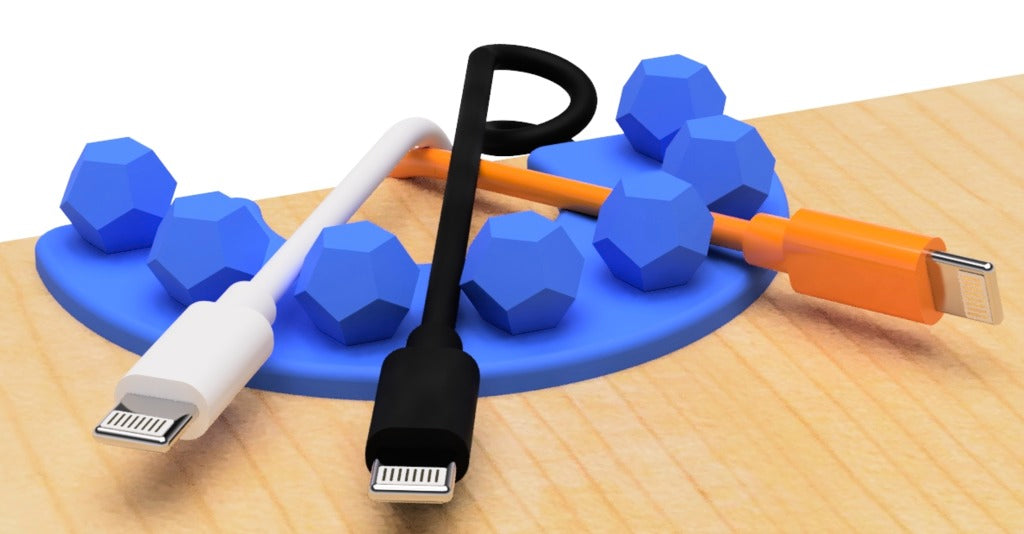 USB-Kabelhalter (normales Dodekaeder)