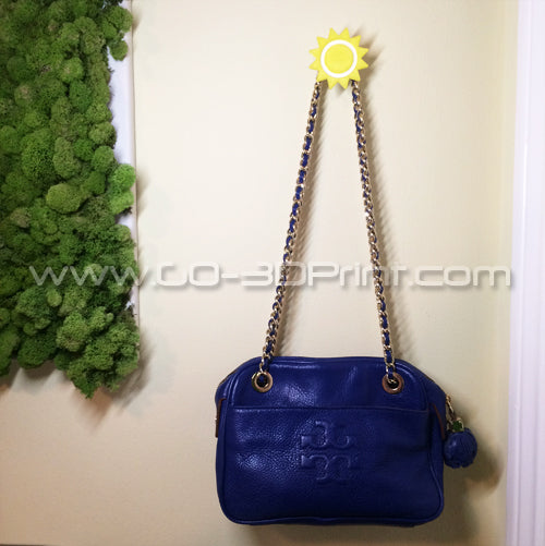Sonnenförmiger Wandhaken und Organizer für Mäntel und Schmuck