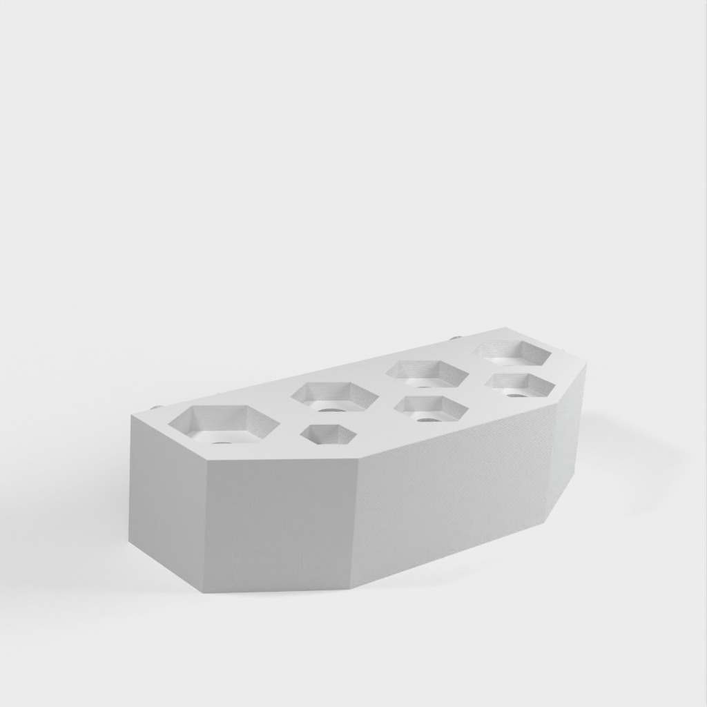 Halter für Wera Kraftform Comfort VDE-Schraubendreher für IKEA Skadis Lochplatte