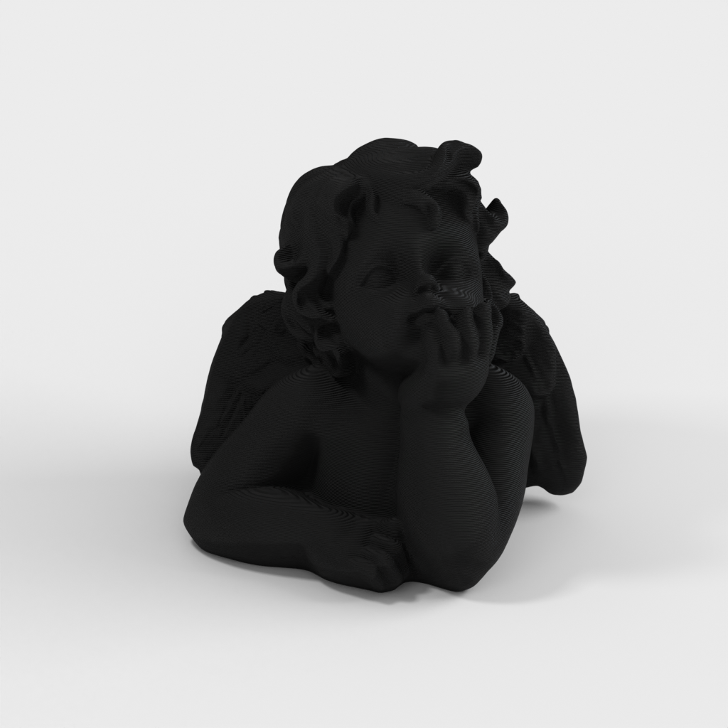 Träumender Engel - 3D-Scan