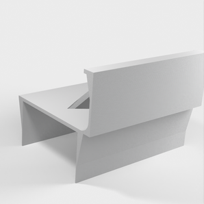 IKEA LACK Regalverlängerung LITE mit Smartphone-Halterung