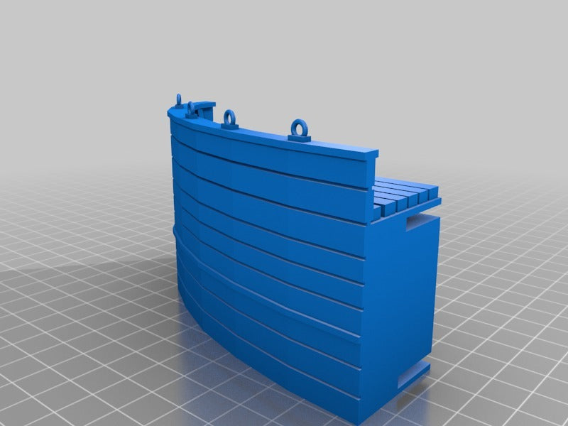 28 mm Miniatur-Erhöhungsdecks für Segelschiffe: Erweiterungsset Teil 2