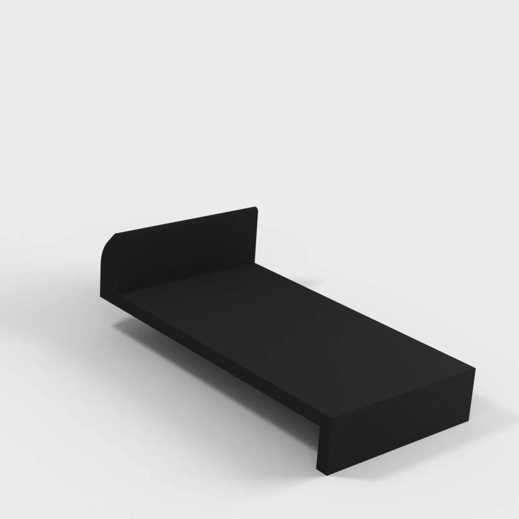 Super einfacher vertikaler Laptopständer für Schreibtisch/Wand