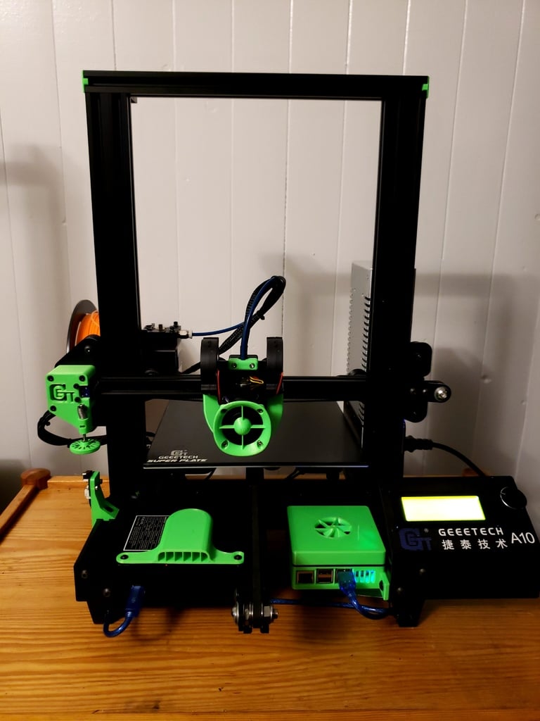 Geeetech A10/A30 E3D_V6 &amp; Stock Hotend-Montagelösung