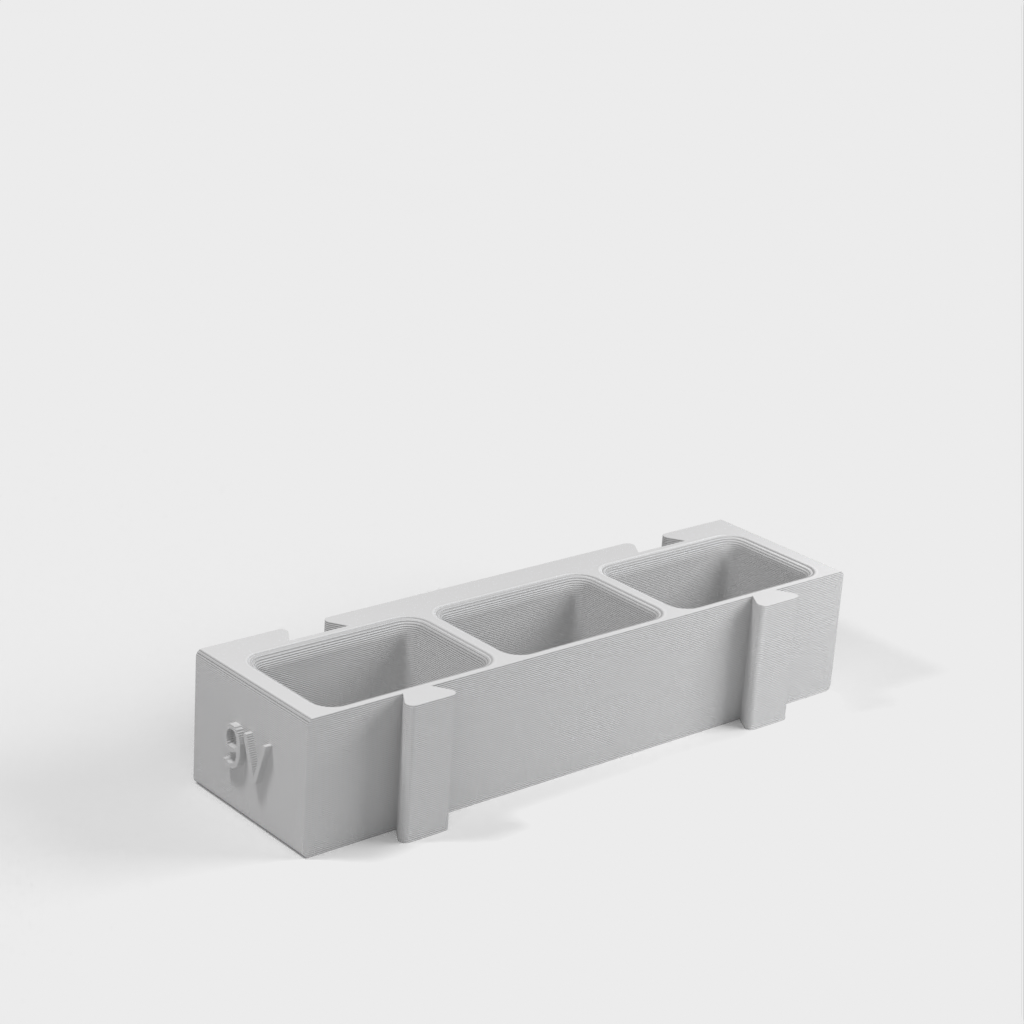 Modularer Batteriehalter für AA-, AAA-, Münz- und 9-V-Batterien