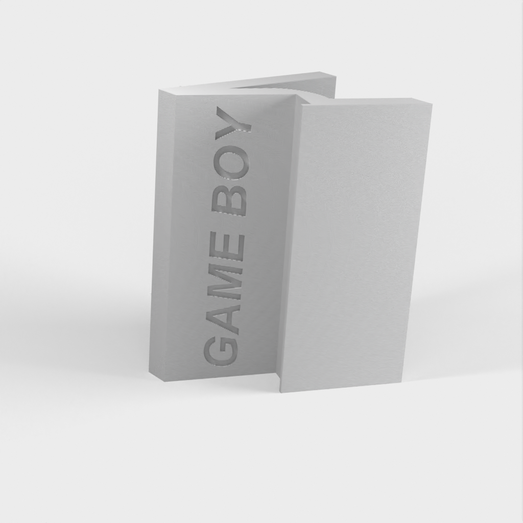Displayständer für Game Boy-Spielkassetten