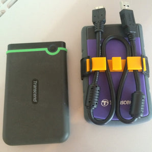 Flexibles Kabelband für Transcend StorJet HDD-Halter