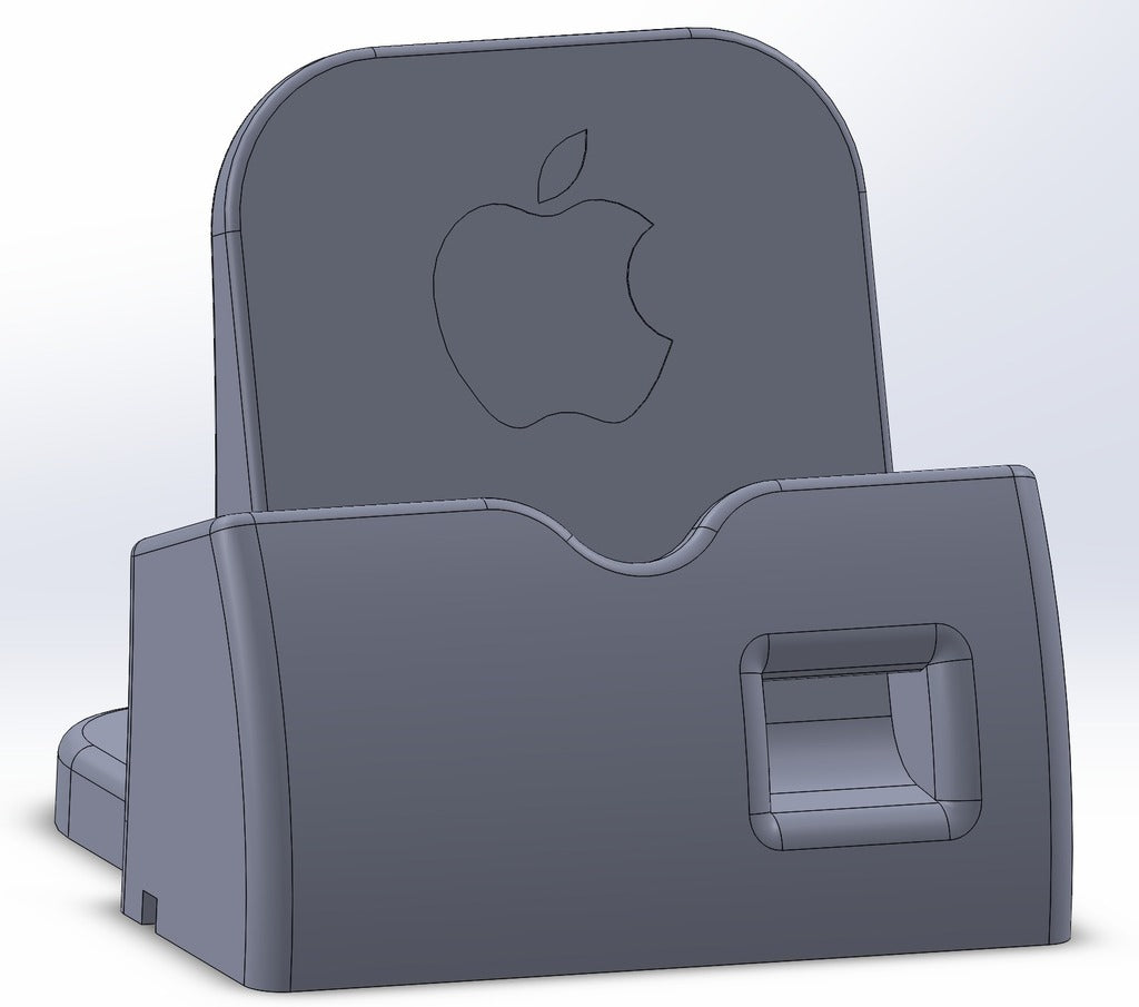 Ladestation für iPhone6 ​​und 6 Plus mit Lautsprecherhorn und einstellbarer Kabelführung
