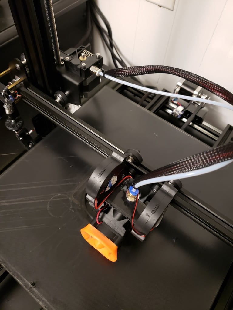 Geeetech A10/A30 E3D_V6 &amp; Stock Hotend-Montagelösung