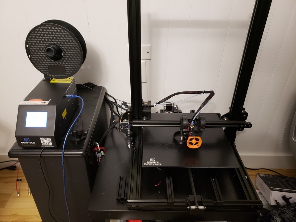 Geeetech A10/A30 E3D_V6 &amp; Stock Hotend-Montagelösung