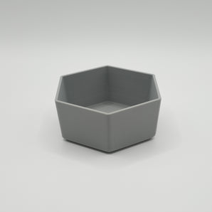 Moderne hexagonale Schale zur Aufbewahrung und Dekoration