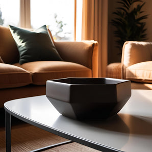 Moderne minimalistische sechseckige Schale für das Zuhause