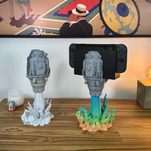 Raketenförmiger Tischständer für Nintendo Switch