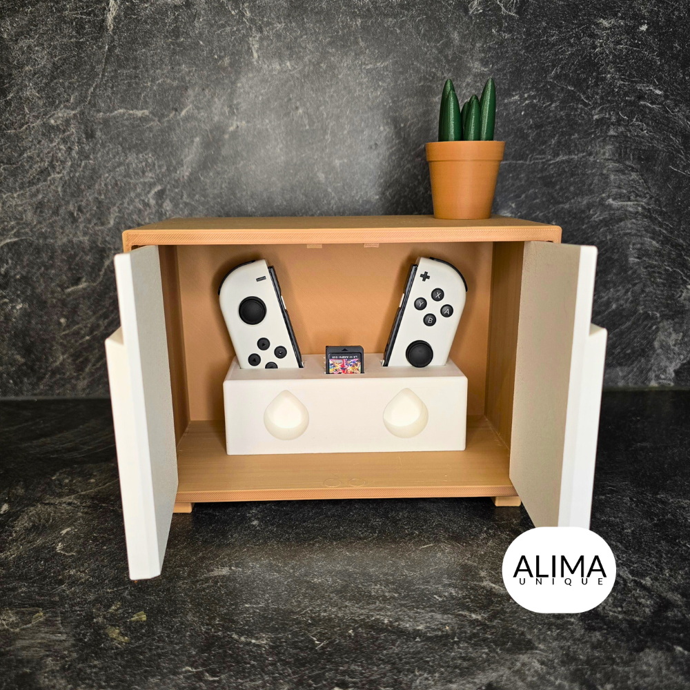 Moderne Gaming Sideboard til Stuen - Organisering af PS5, Xbox og Switch Controllere
