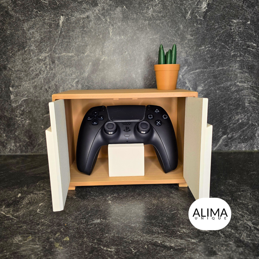 Moderne Gaming Sideboard til Stuen - Organisering af PS5, Xbox og Switch Controllere