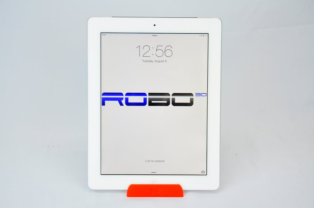 Schlanker iPad-Ständer für Tablets – kompatibel mit PLA-, ABS- und Laywood-Materialien
