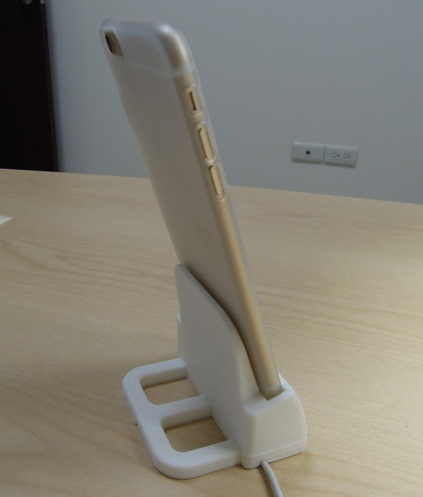 Ladestation für iPhone6 ​​und 6 Plus mit Lautsprecherhorn und einstellbarer Kabelführung