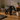Moderne minimalistische Low-Poly Elefanten-Skulptur