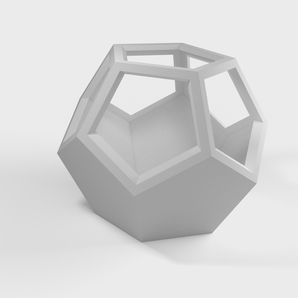 Geometrischer Übertopf für Pflanzen und Sukkulenten