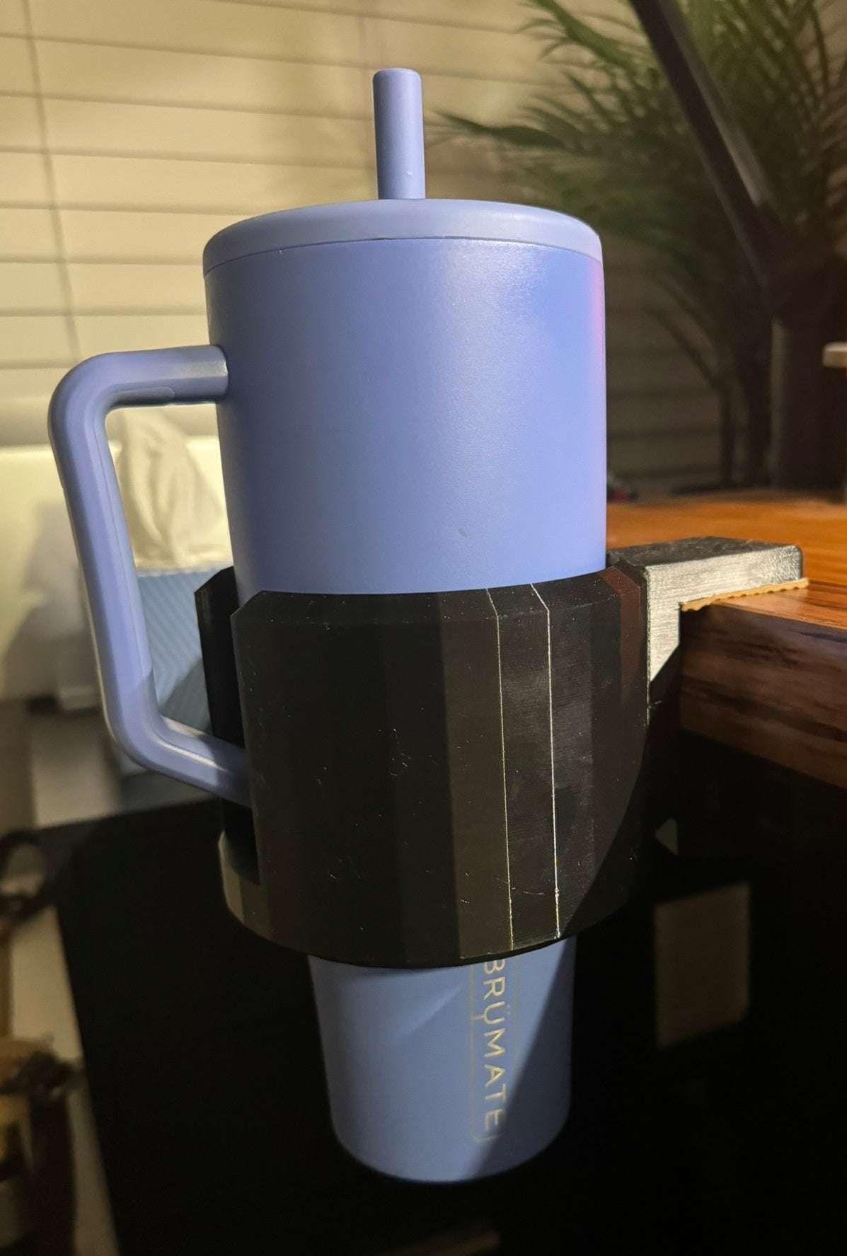 Clamp-on Kopholder til Skrivebord – Ideel til Yeti og Stanley Tumblere